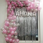 Surprise backdrop balloon decorators in Gurgaon