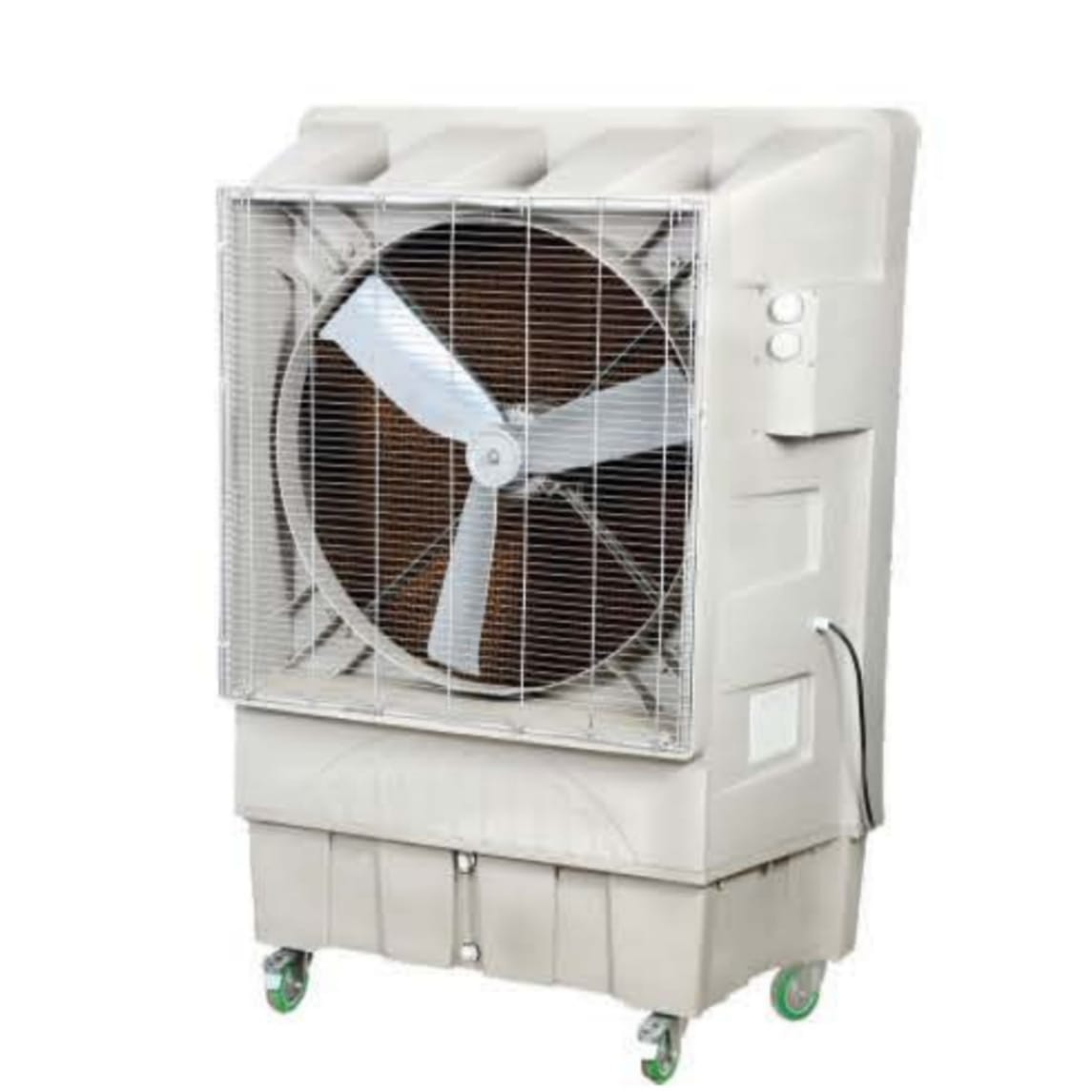 Large industrial air cooler on wheels