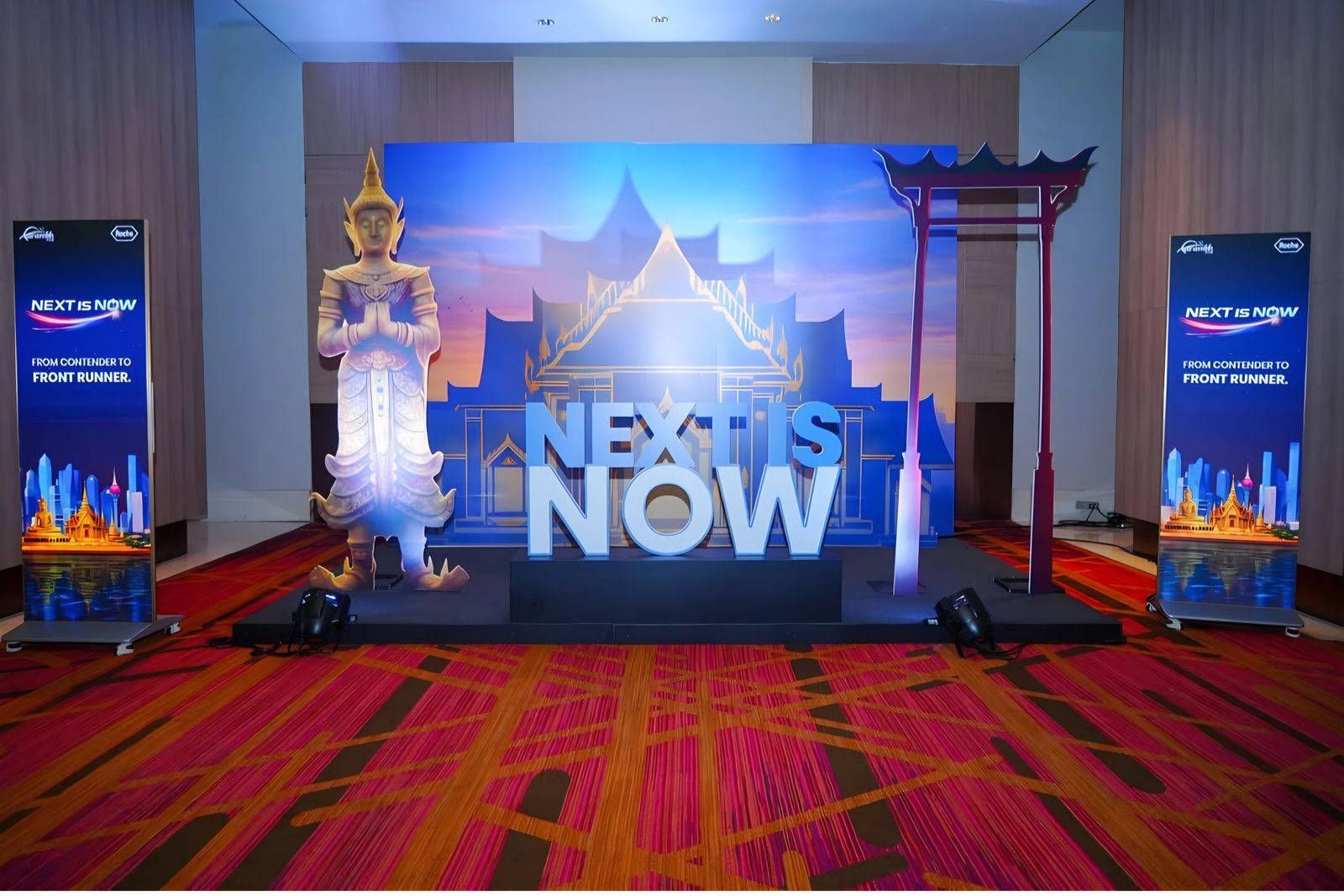 Themed entry set built for a dealer conference